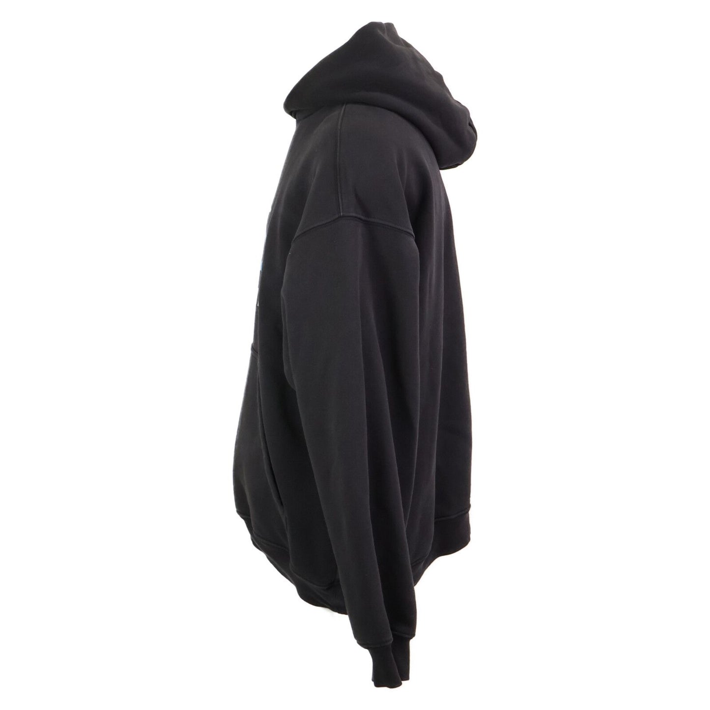 Balenciaga Lupus Sports Icon Washed Pullover Hoodie — view 3