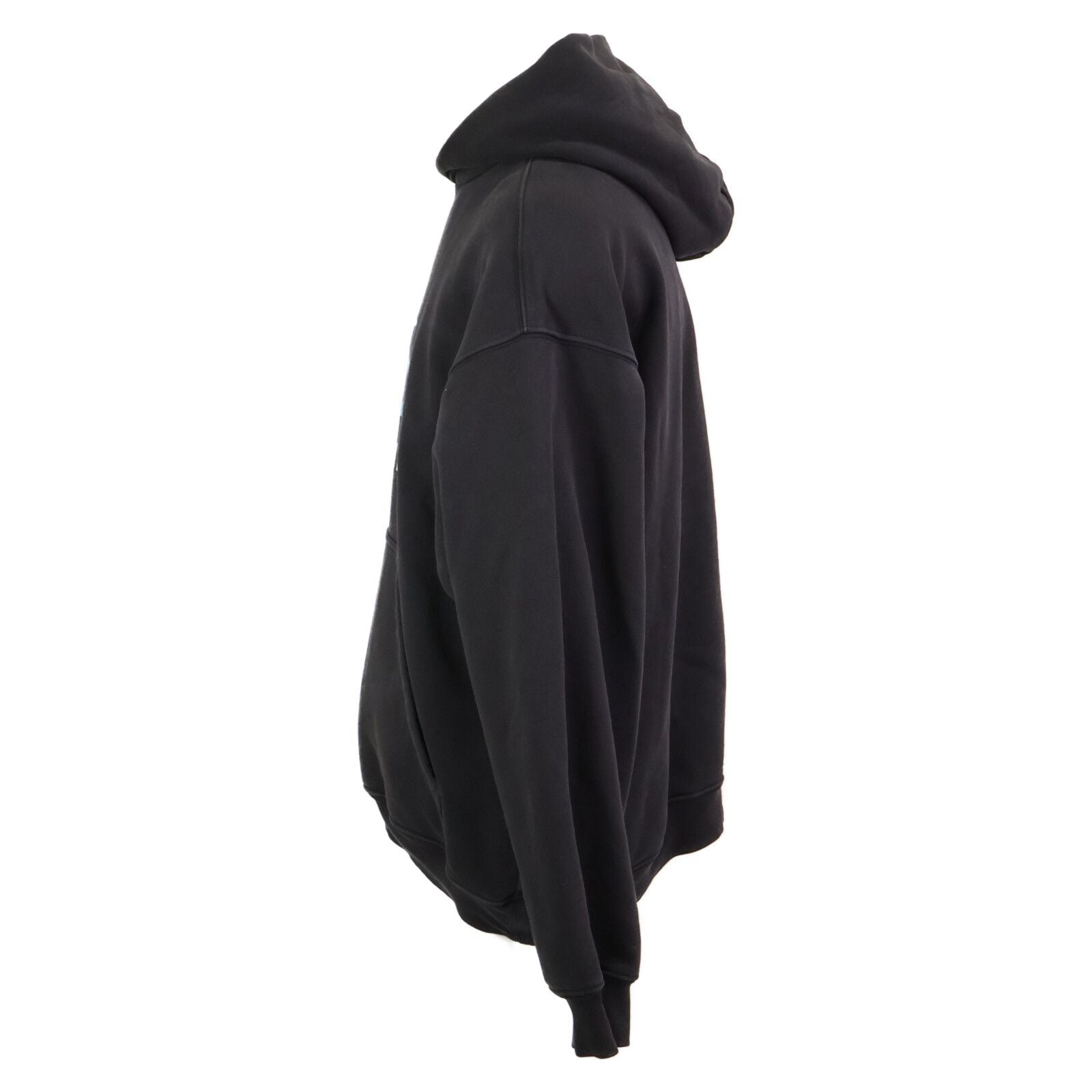 Balenciaga Lupus Sports Icon Washed Pullover Hoodie — view 3