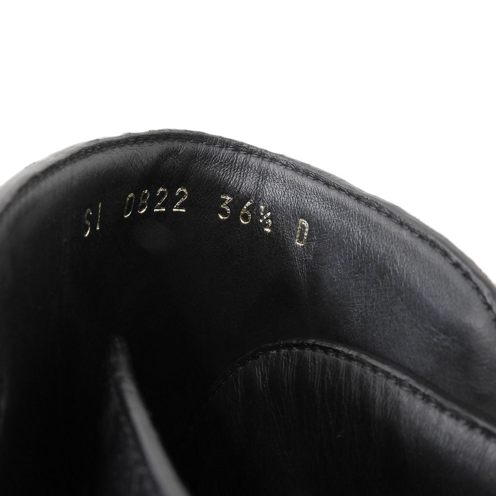 Dior Empreinte Boot Shoes Black 36.5 SI — view 6
