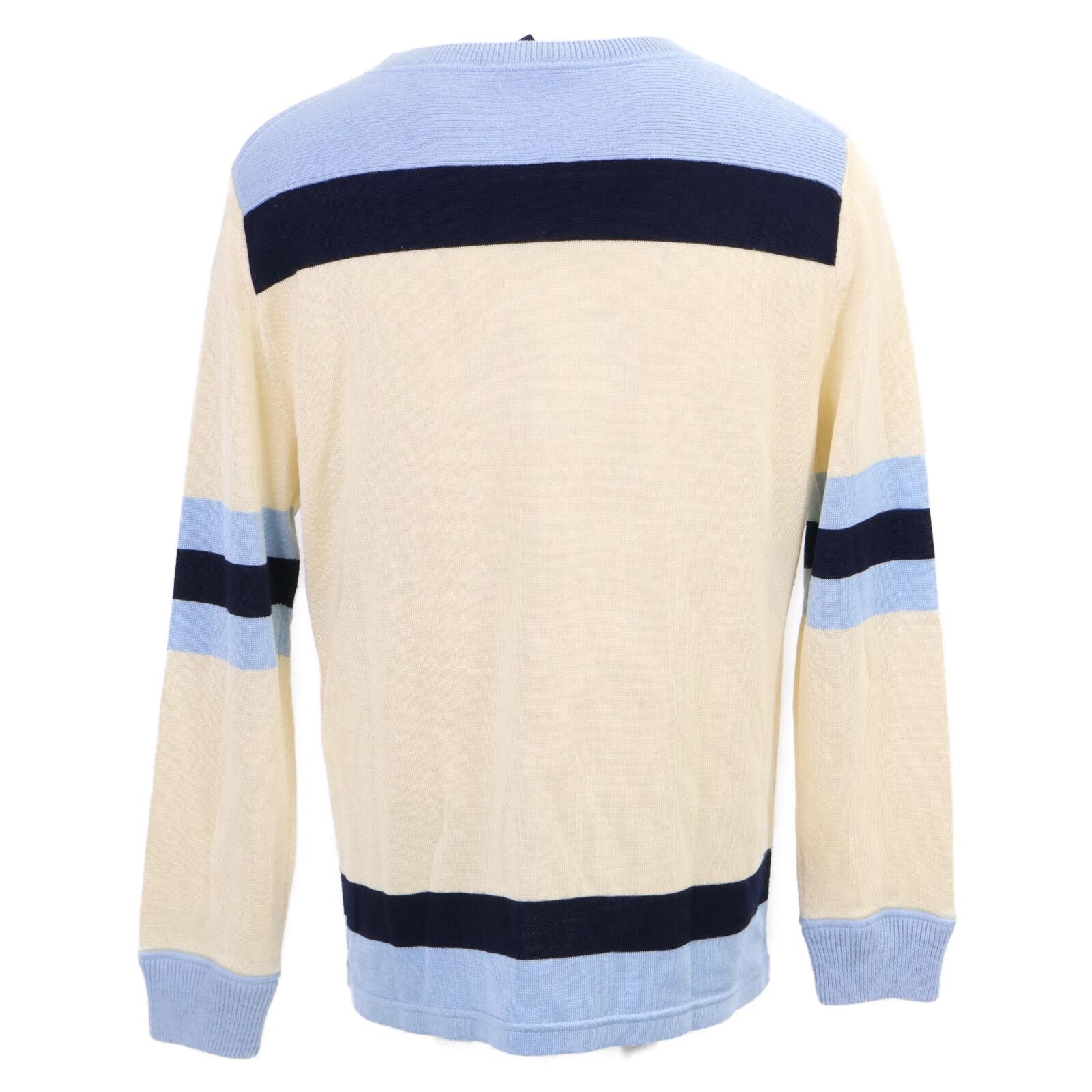 Louis Vuitton Lag Basketball Knit Pullover Front Logo Patch Crew Neck Sweater — view 2
