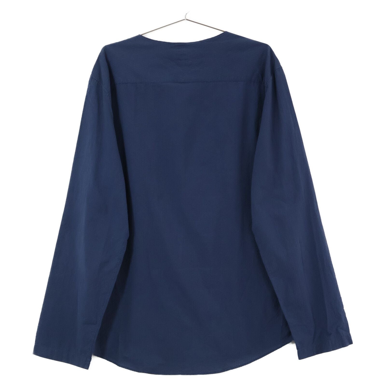 Hermes Cotton Shell Button Seersucker Long Sleeve Shirt 39 — view 2