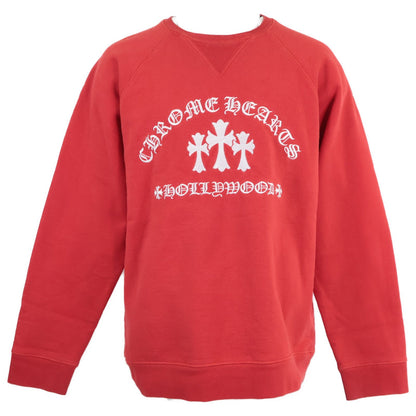 Chrome Hearts Sailin on Crew Triple Cross Logo Embroidery Sweatshirt XL
