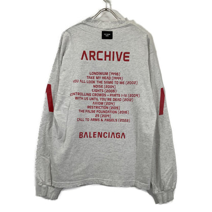 Balenciaga Gray Limited Edition Archive Medium Fit T-Shirt — view 2