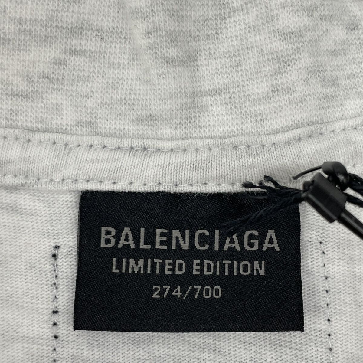 Balenciaga Gray Limited Edition Archive Medium Fit T-Shirt — view 3