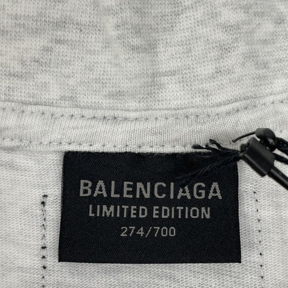Balenciaga Gray Limited Edition Archive Medium Fit T-Shirt — view 3
