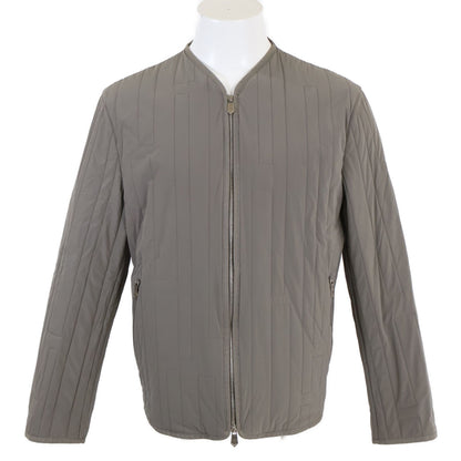 Hermes Nylon Motif W-zip Quilted Jacket 48