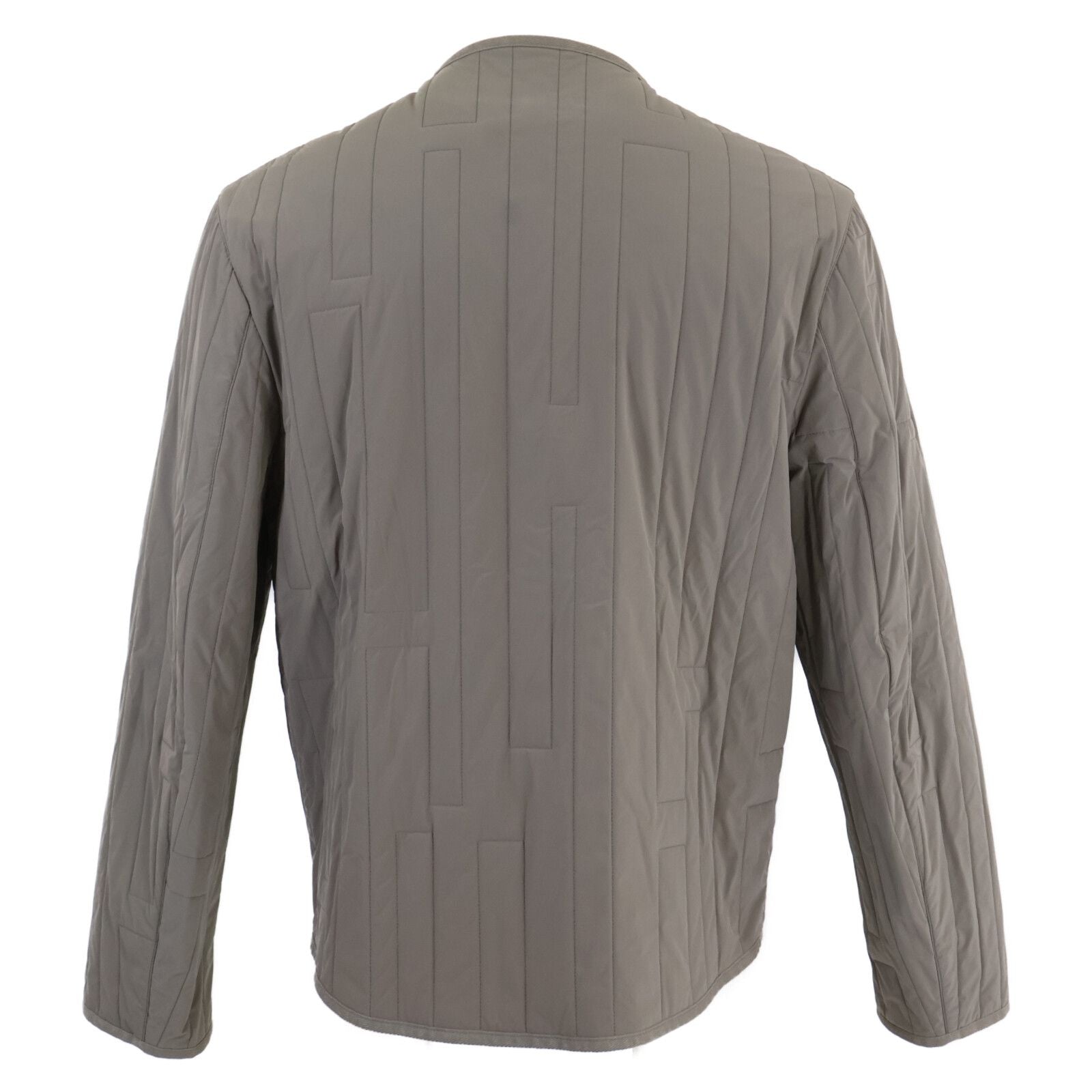 Hermes Nylon Motif W-zip Quilted Jacket 48 — view 3
