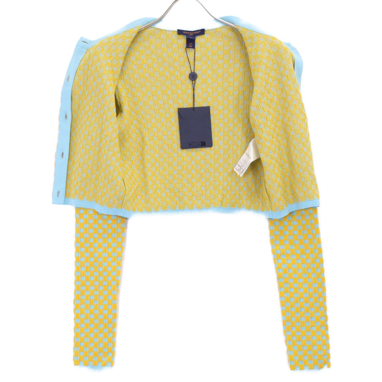 Louis Vuitton Checkered Pattern 24 Knit Cardigan — view 4