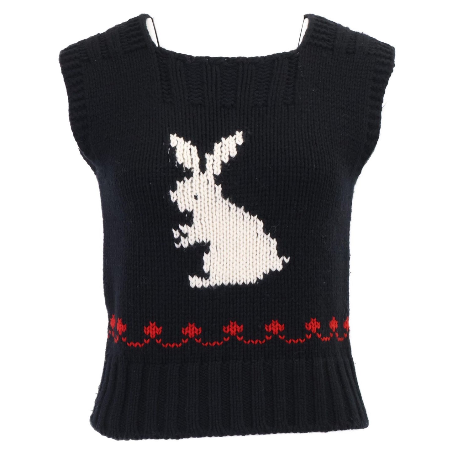 Dior Rabbit Cashmere Wool Knit Sweater