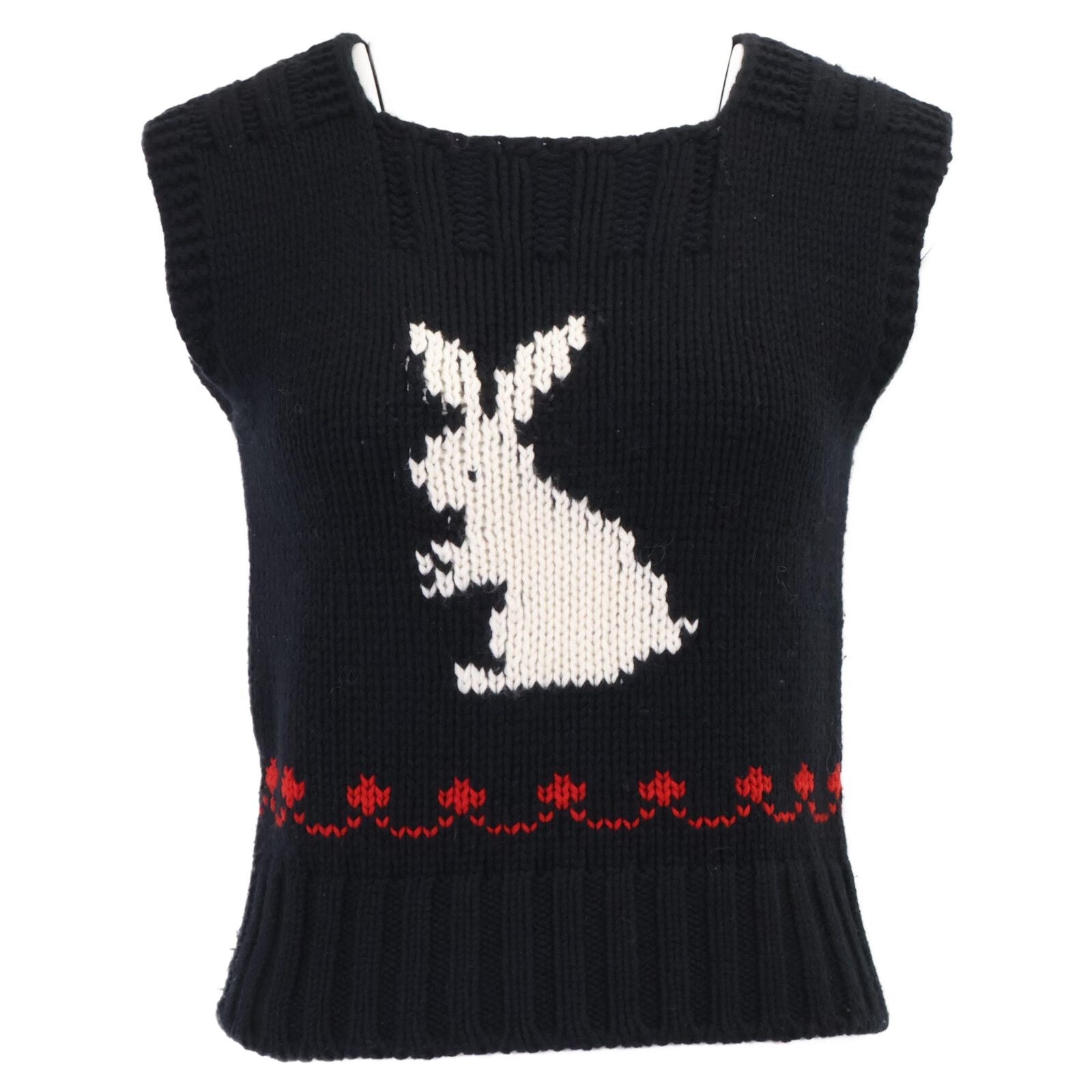 Dior Rabbit Cashmere Wool Knit Sweater