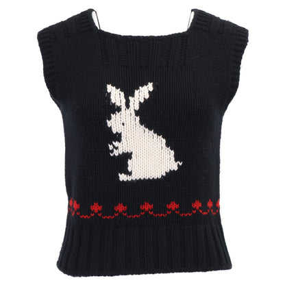 Dior Rabbit Cashmere Wool Knit Sweater