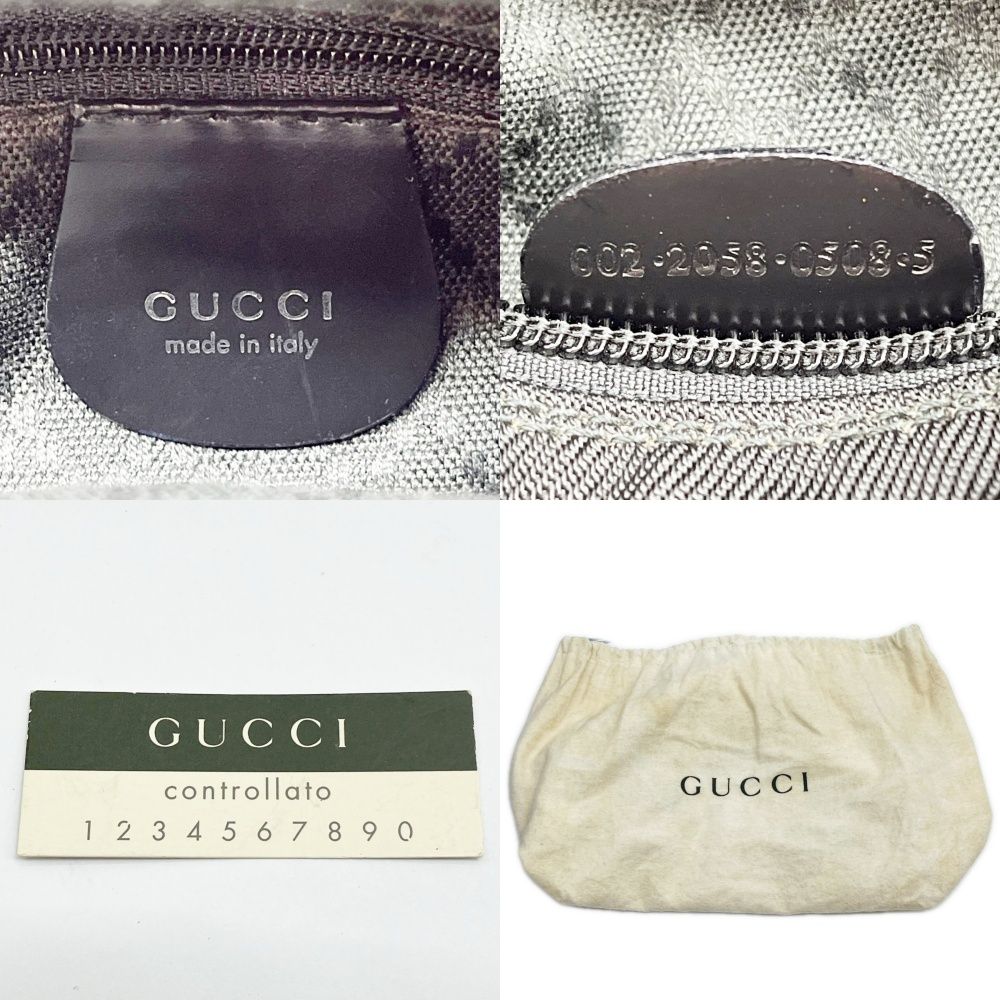 Gucci 2-Way Shoulder Bag 002 Black — view 9