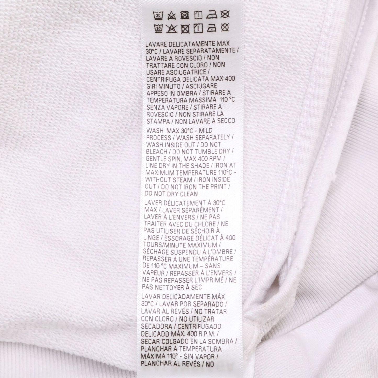Balenciaga Tape Type Crushed Pullover Hoodie XXS — view 7