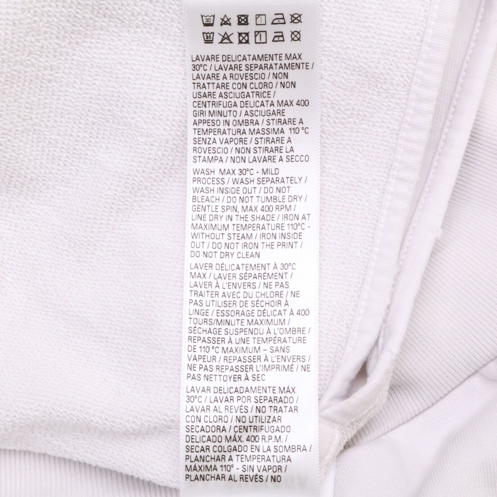 Balenciaga Tape Type Crushed Pullover Hoodie XXS — view 7