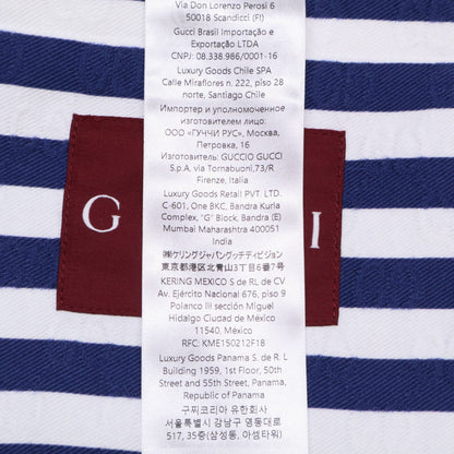 Gucci Similarly Zatas Zipped Jacket in Cotton Jacquard with GG Print Border Zip — view 8