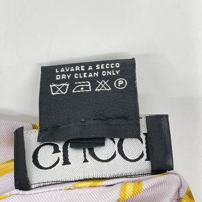 Gucci Purple Silk Horsebit Chain Long Sleeve Shirt 38 — view 4