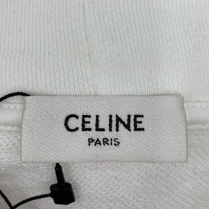 Celine White Sweatshirts Hoodie Pullover Shirt — view 3