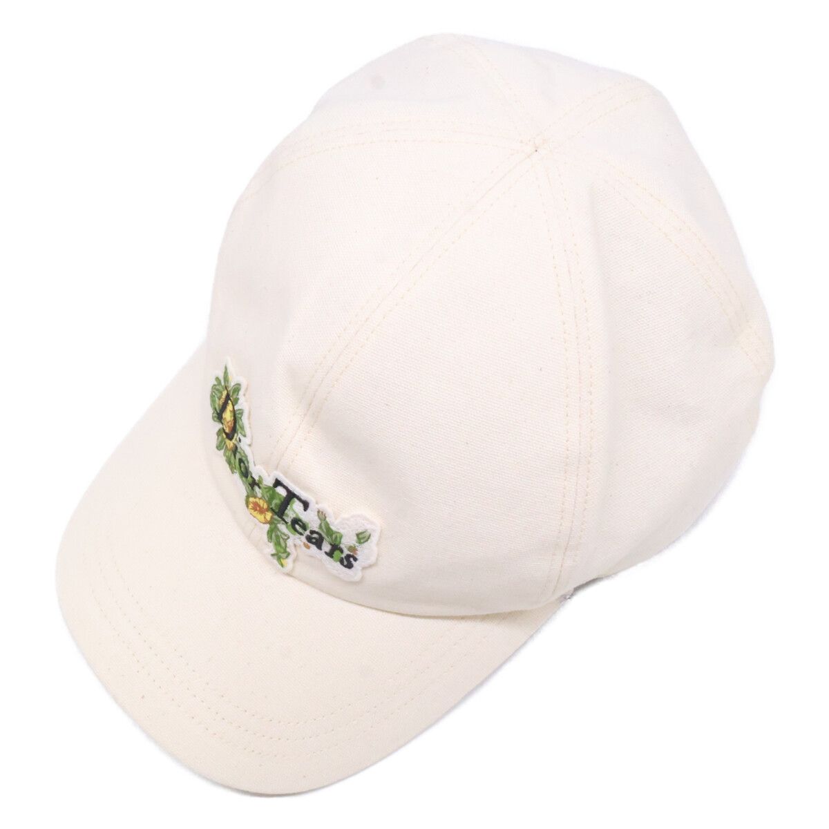 Dior Cotton Oblique Graining Tears Flower Logo Baseball Cap Hat — view 6