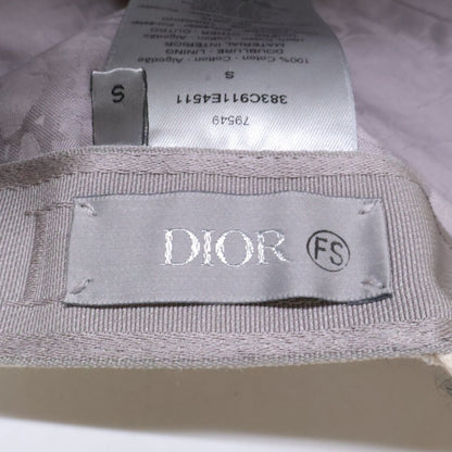 Dior Cotton Oblique Graining Tears Flower Logo Baseball Cap Hat — view 7