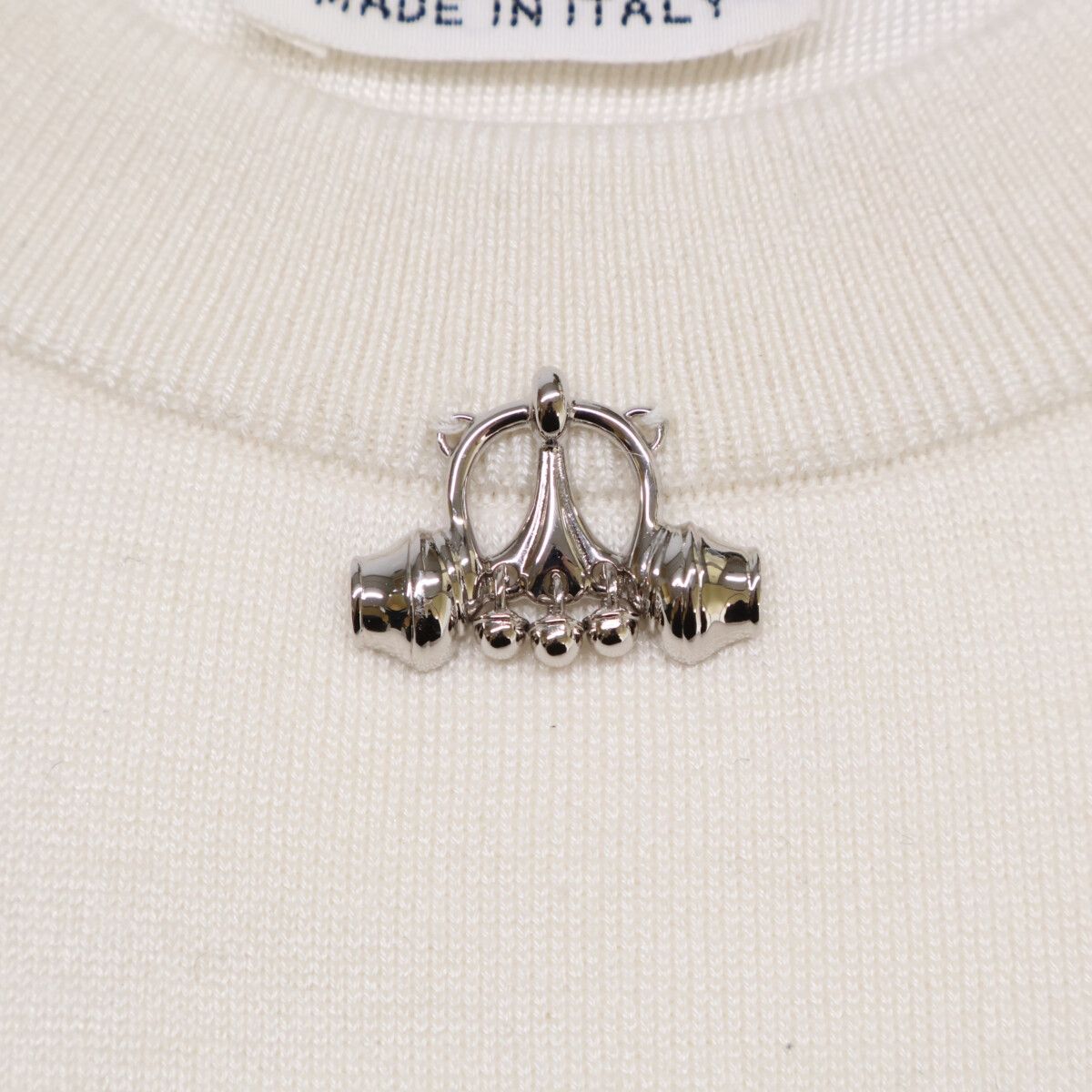 Hermes Palefroy Remix Short Sleeve Knit Sweater 36 — view 5