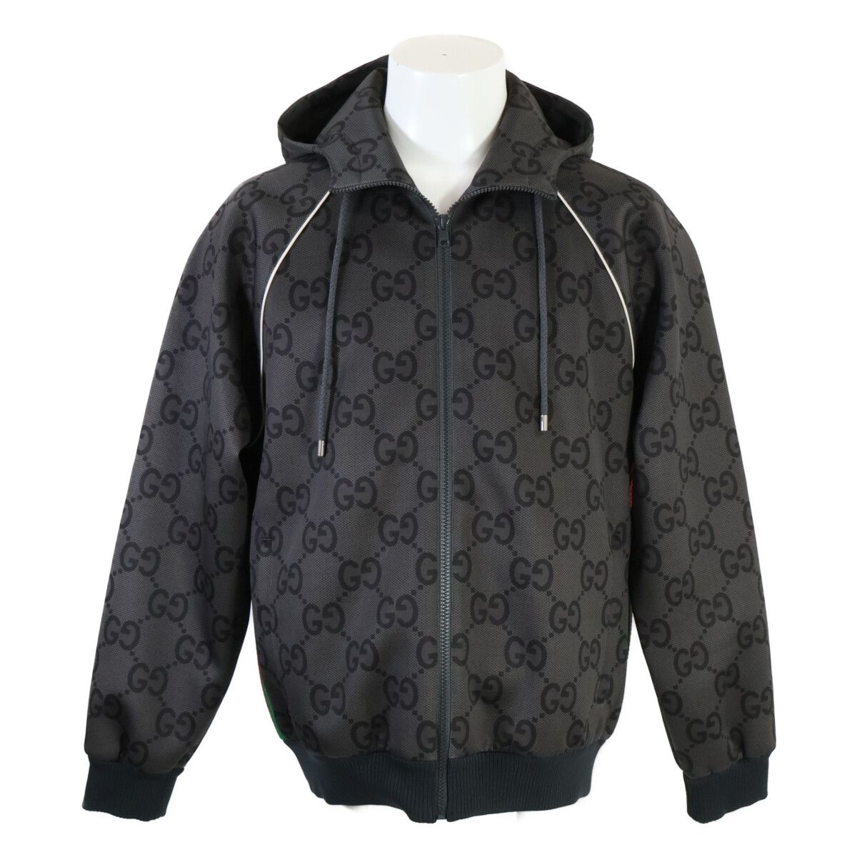 Gucci Jumbo GG Zip Up Hoodie