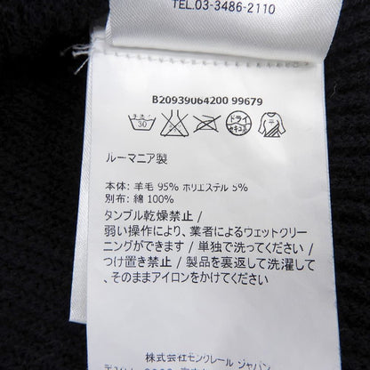 Moncler Maglione Tricot Girocollo Knit Top Navy XS Sweater — view 4