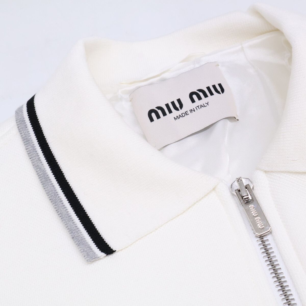 Miu Miu Technical Jersey Jacket 36 — view 9