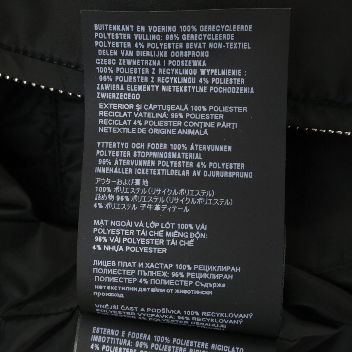 Prada Re-Nylon Zip Jacket Triangle Logo Hoodie Nylon — view 8