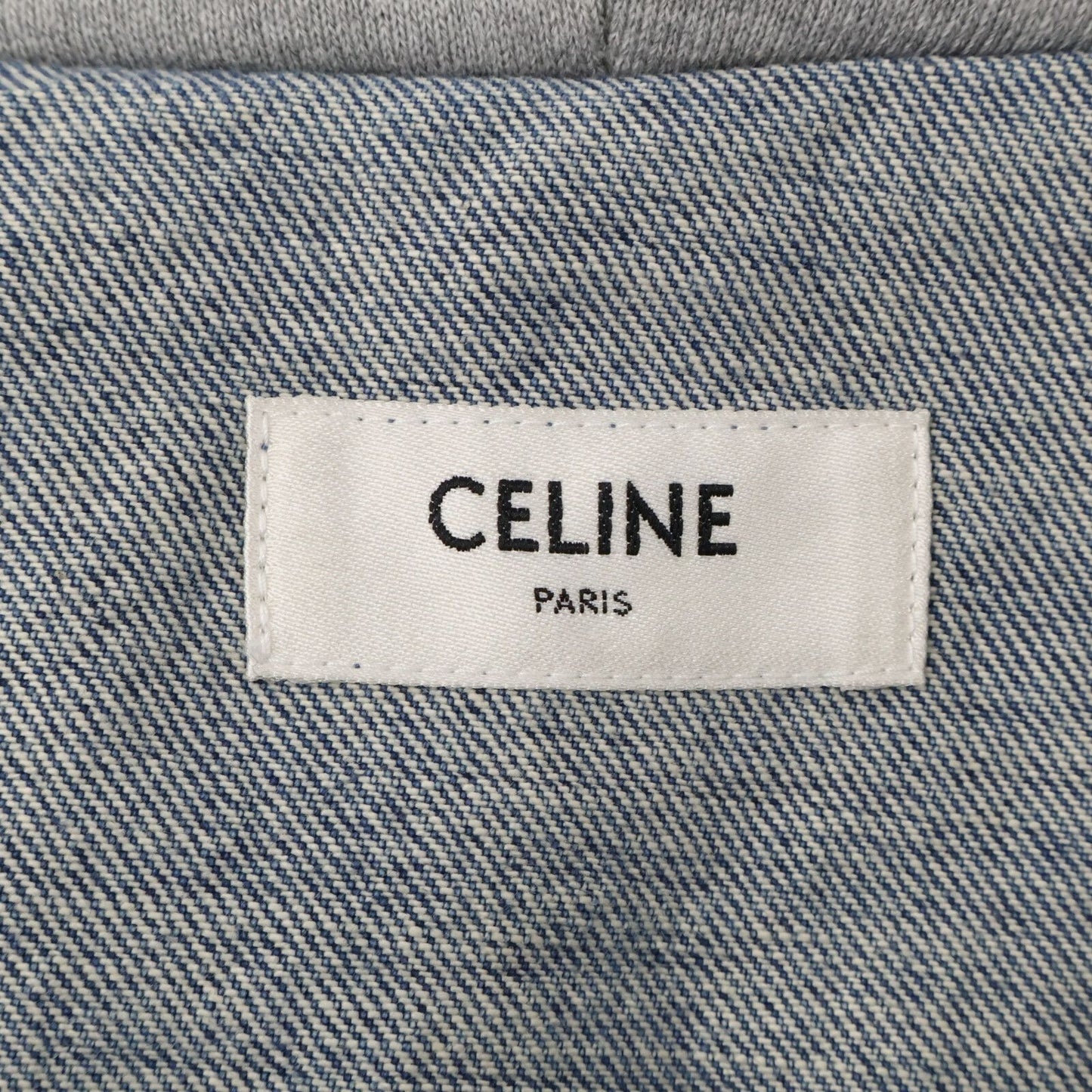 Celine Hooded Printed Luz Trucker Jacket — view 5