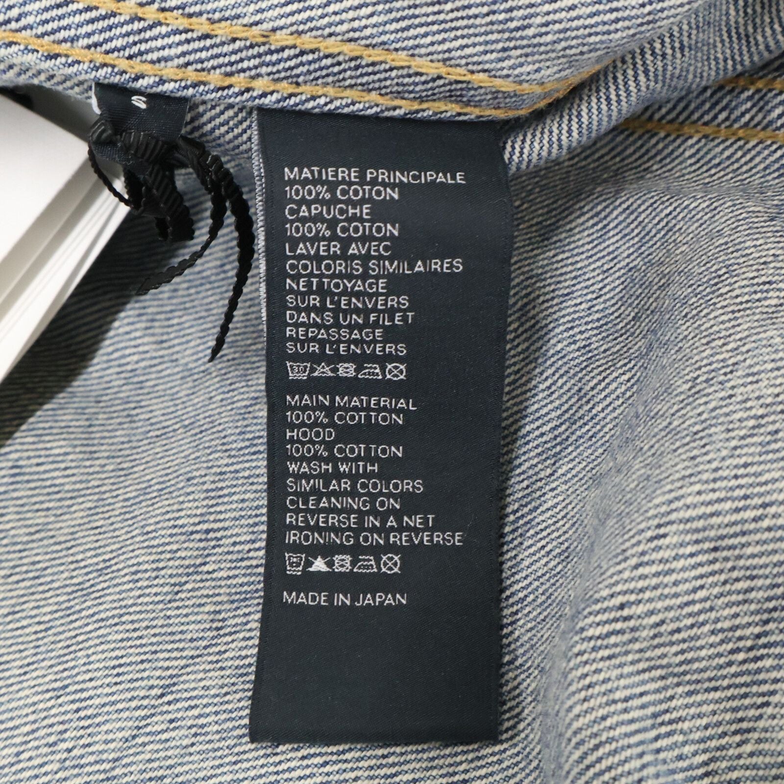 Celine Hooded Printed Luz Trucker Jacket — view 6