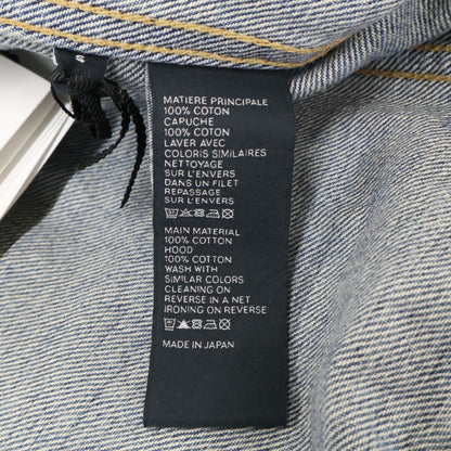 Celine Hooded Printed Luz Trucker Jacket — view 6
