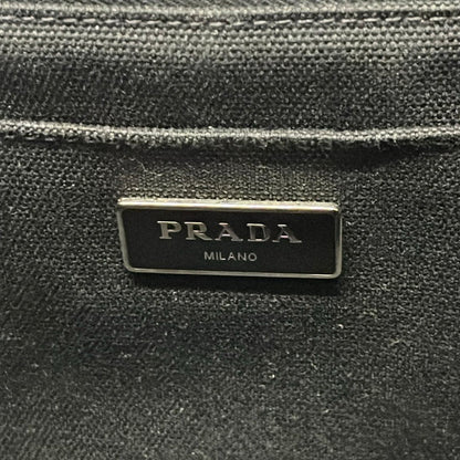 Prada Tote Canapa White Black — view 9