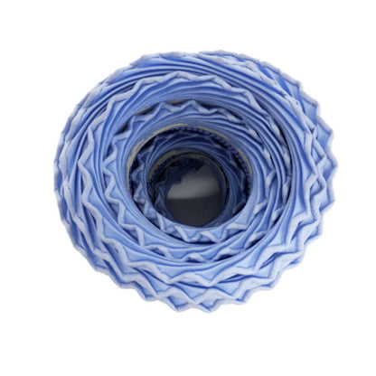 Hermes Heaven Carre Plisse Varangues Pleats Blue Light Multicolor Scarf — view 3