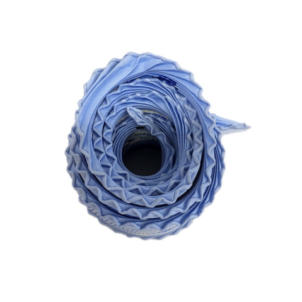 Hermes Heaven Carre Plisse Varangues Pleats Blue Light Multicolor Scarf — view 4