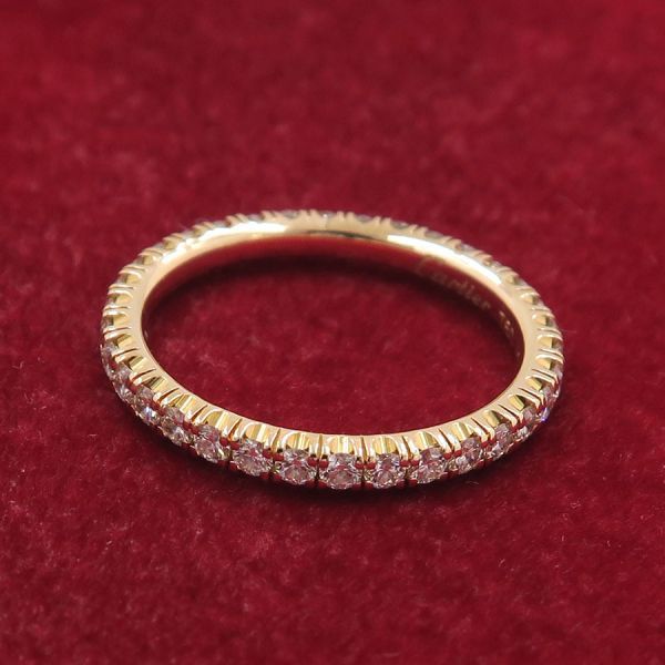 Cartier Etain Cell Eternity Ring mm — view 2