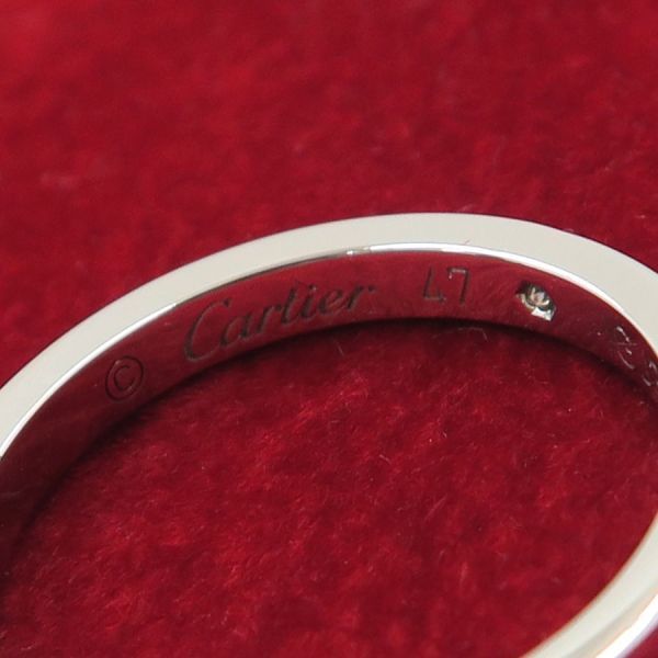 Cartier Ballerina Wedding Ring Diamond 47 Flat — view 5