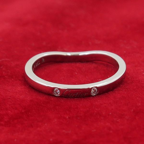 Cartier Ballerina Wedding Ring Diamond 51 Flat — view 4