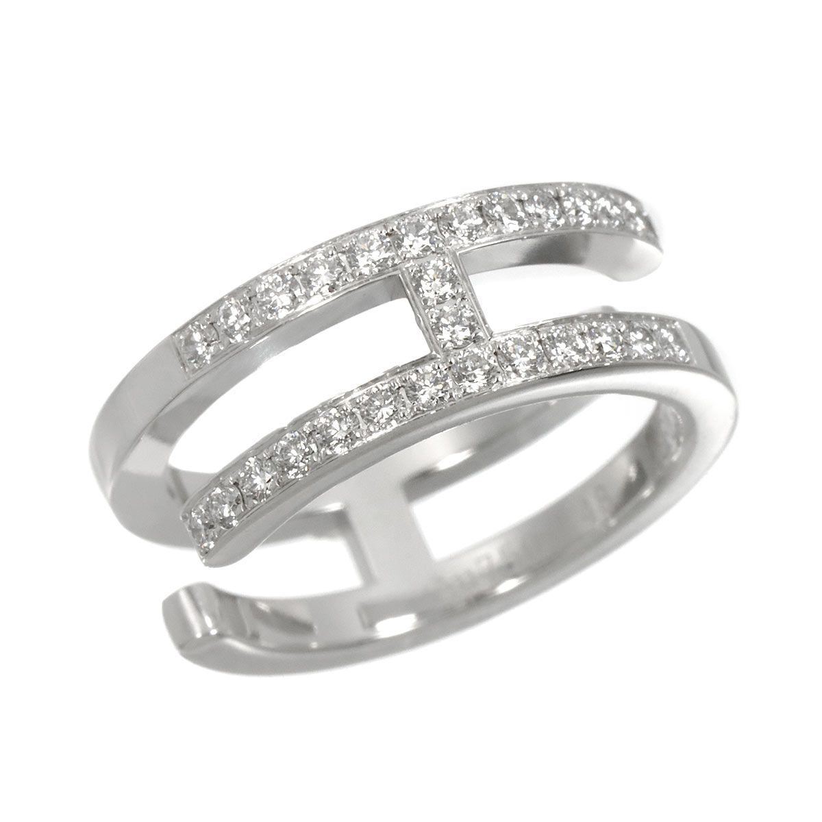 Hermes Arianne Che D'ancre 48 Ring Diamond 18k WG White Gold — view 3