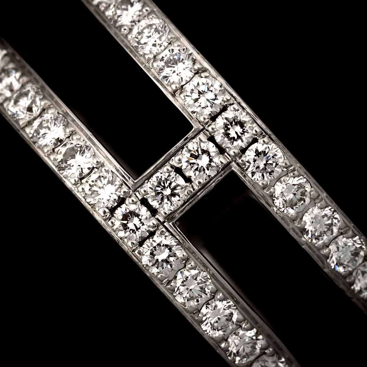 Hermes Arianne Che D'ancre 48 Ring Diamond 18k WG White Gold — view 7