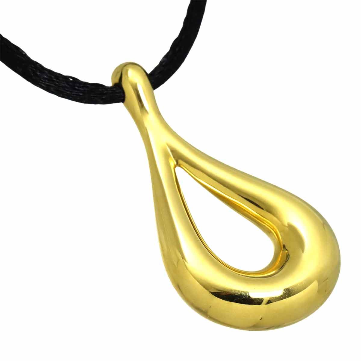 Tiffany & Co Open Teardrop Necklace 40 cm 18k YG Yellow Gold — view 3