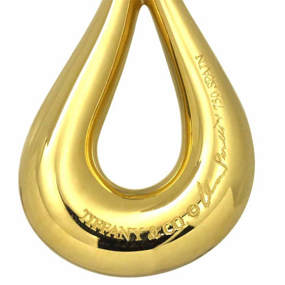 Tiffany & Co Open Teardrop Necklace 40 cm 18k YG Yellow Gold — view 5