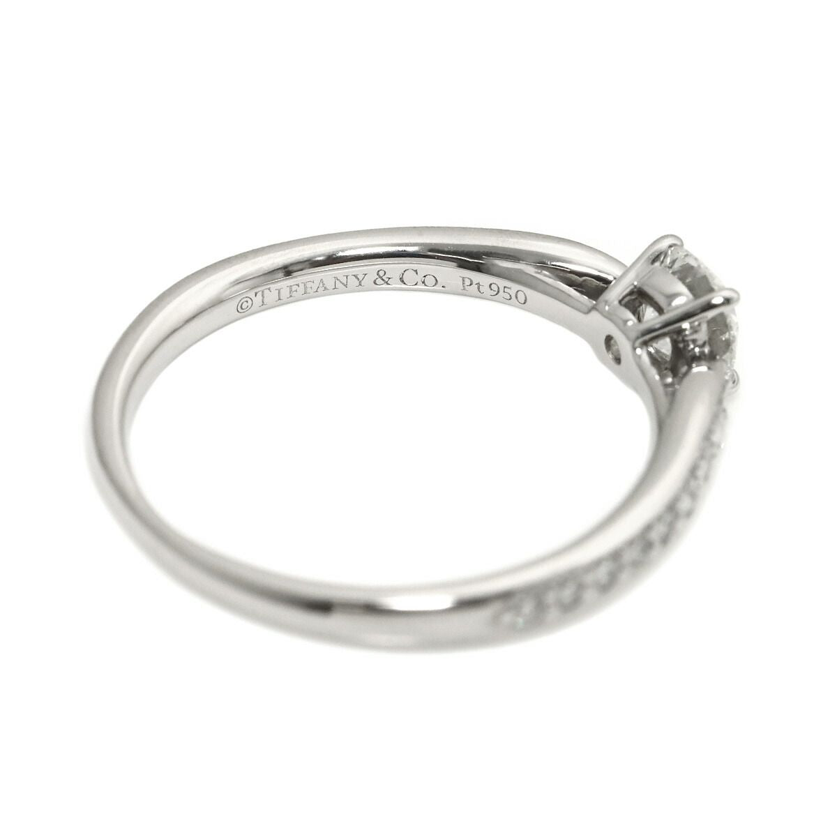 Tiffany & Co Harmony Ring Diamond Pt Platinum — view 3
