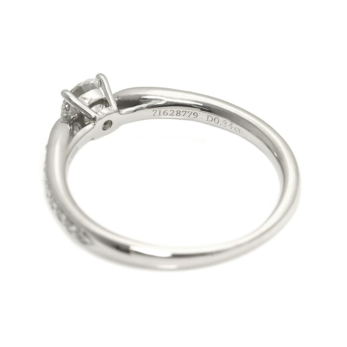 Tiffany & Co Harmony Ring Diamond Pt Platinum — view 4