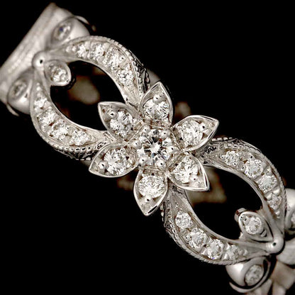 Gucci Flora Ring Diamond 18k WG White Gold — view 6
