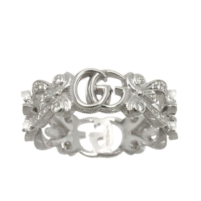 Gucci Flora Ring Diamond 18k WG White Gold — view 2