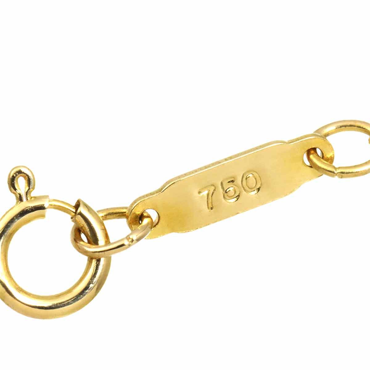 Tiffany & Co Diamond Necklace 49 cm 18k YG Yellow Gold 750 Flower — view 6