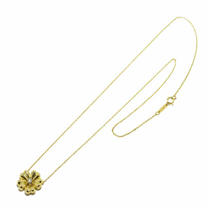 Tiffany & Co Diamond Necklace 49 cm 18k YG Yellow Gold 750 Flower — view 2