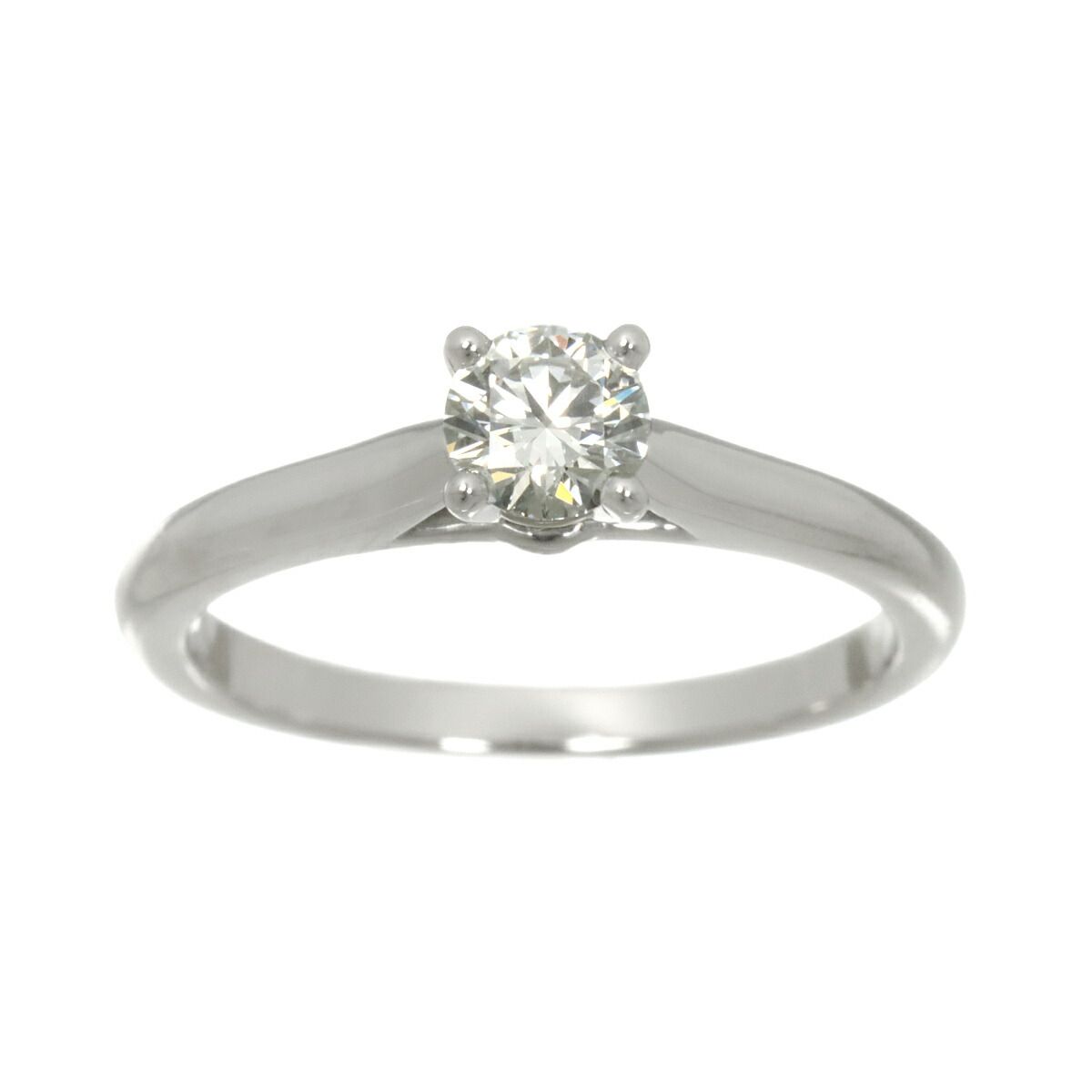 Cartier Solitaire Diamond IF EX 48 Ring Pt Platinum — view 2