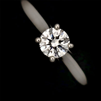 Cartier Solitaire Diamond IF EX 48 Ring Pt Platinum — view 6