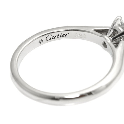 Cartier Solitaire Diamond IF EX 48 Ring Pt Platinum — view 4